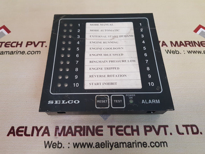 Selco m1000-24-10c alarm annunciator 12-24v
