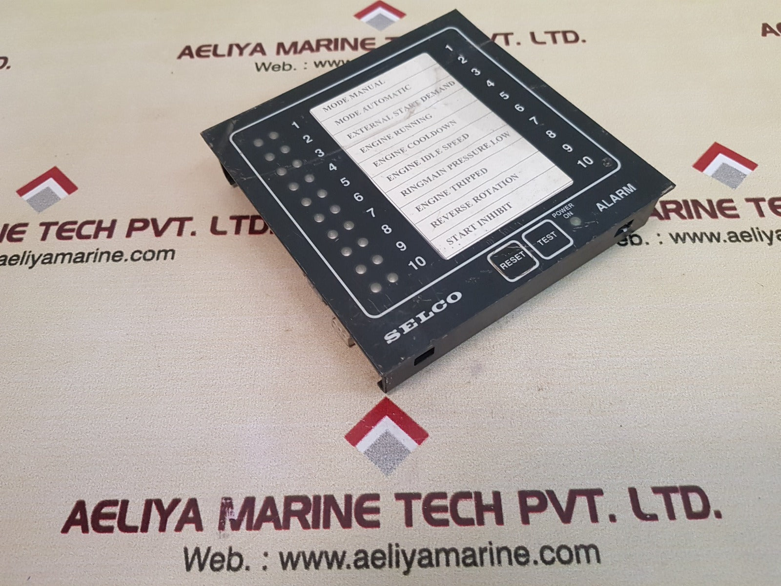 Selco m1000-24-10c alarm annunciator 12-24v