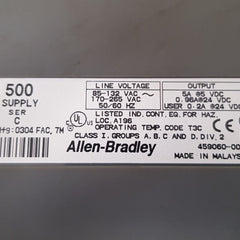 Allen-bradley Slc 500 1746-p2 Ser.C Power Supply