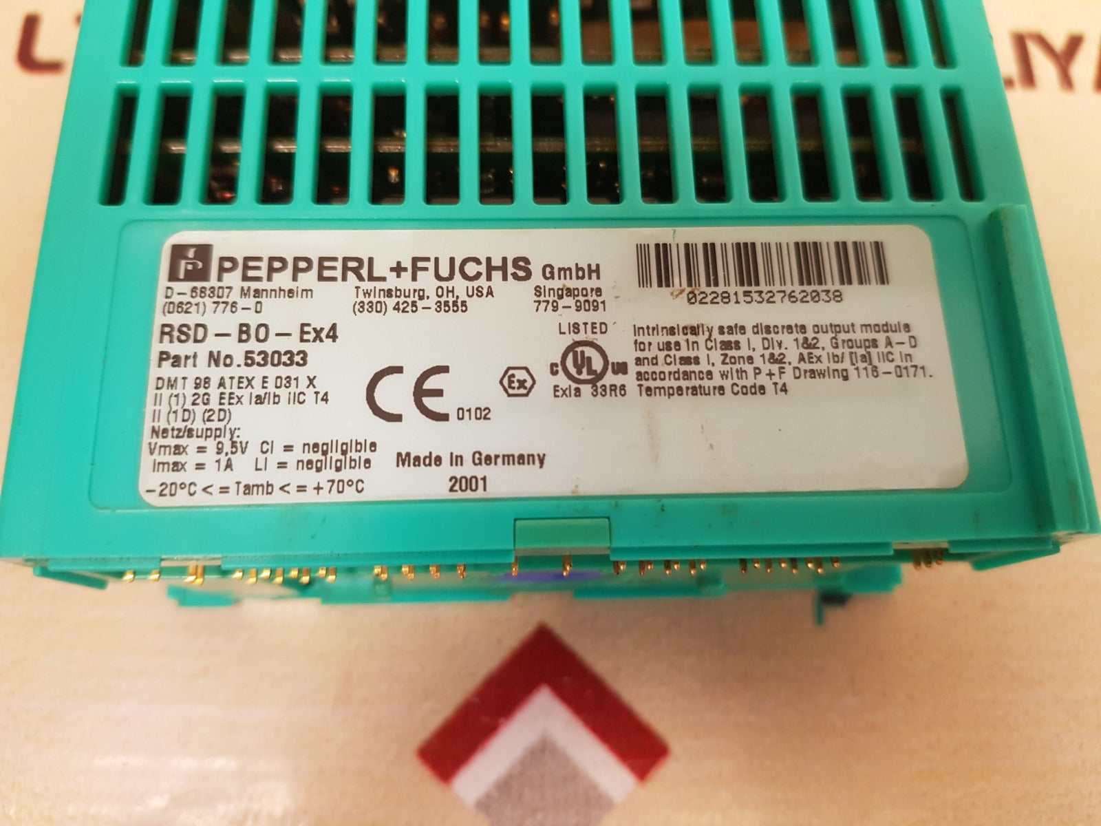 Pepperl+fuchs rsd-bo-ex4 binary output module