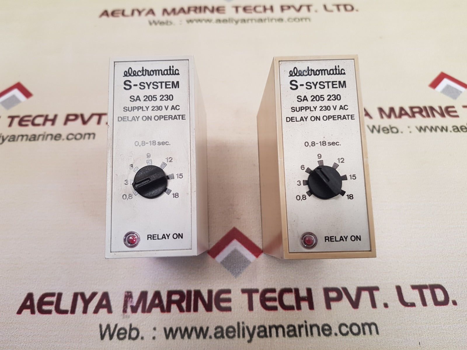 Electromatic s-system sa 205 230 delay on operate 0,8-18 sec