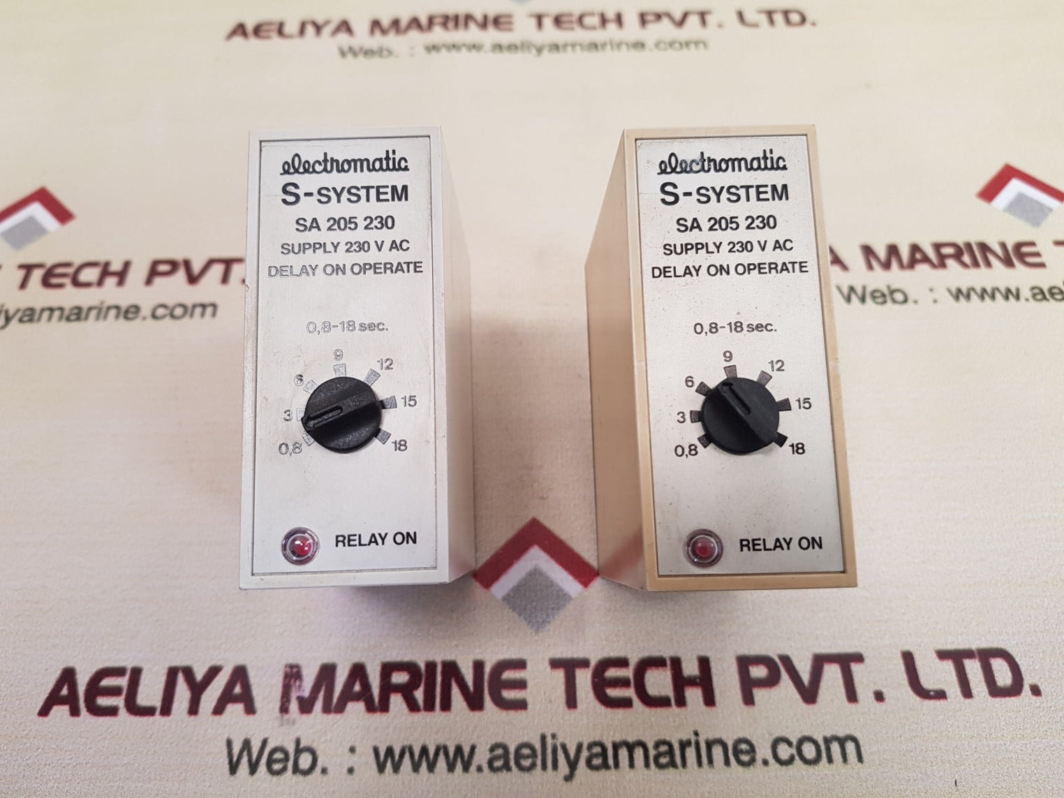 Electromatic s-system sa 205 230 delay on operate 0,8-18 sec