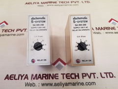 Electromatic s-system sa 205 230 delay on operate 0,8-18 sec