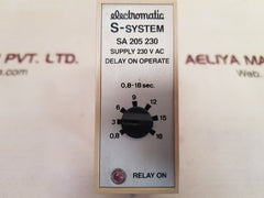 Electromatic s-system sa 205 230 delay on operate 0,8-18 sec
