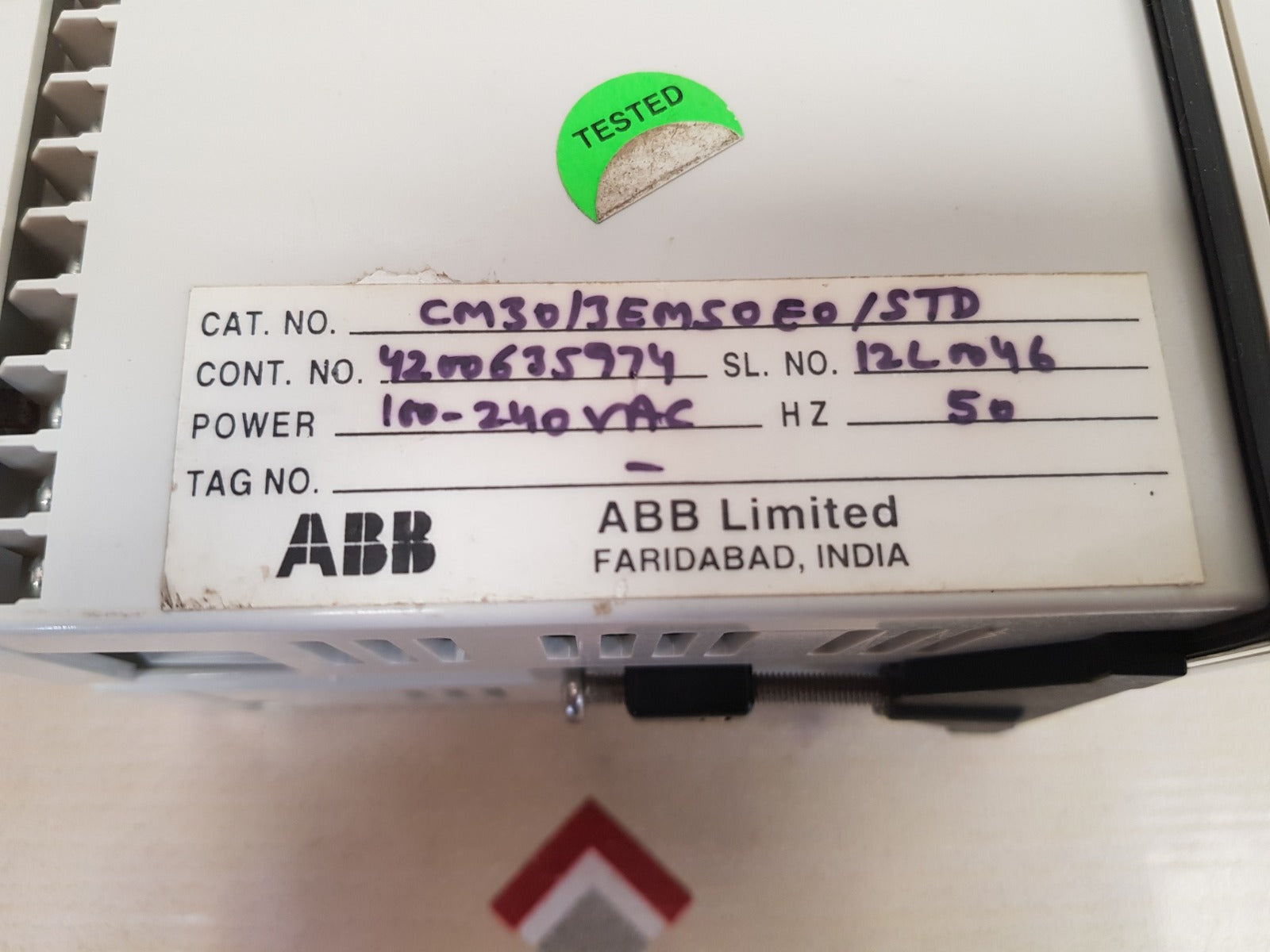 ABB Cm30/3ems0e0/std Control Master Cm30 Controller 100-240v