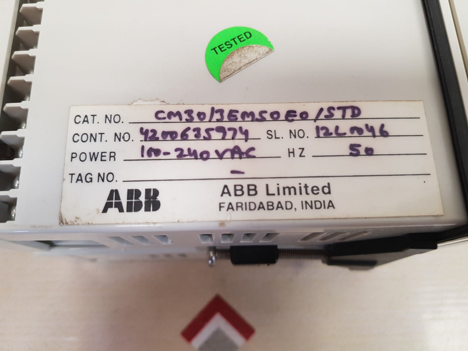 ABB Cm30/3ems0e0/std Control Master Cm30 Controller 100-240v