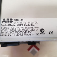 ABB Cm30/3ems0e0/std Control Master Cm30 Controller 100-240v