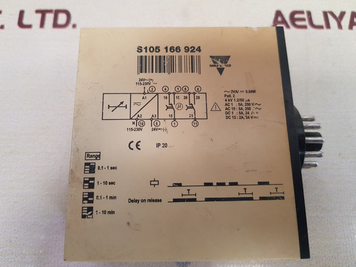 Carlo Gavazzi S105 166 924 Timer IP 20 0002055