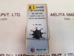 Electromatic S-system Sa 205 230 Delay On Operate With Base