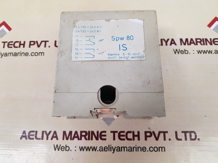 Is interschalt spw 80 module
