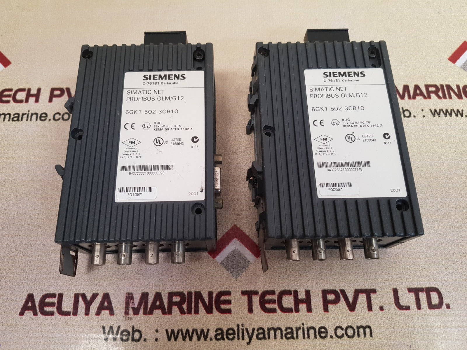 Siemens Simatic Net Profibus Olm/G12 6Gk1 502-3Cb10 Interface Module 24Vdc 200Ma