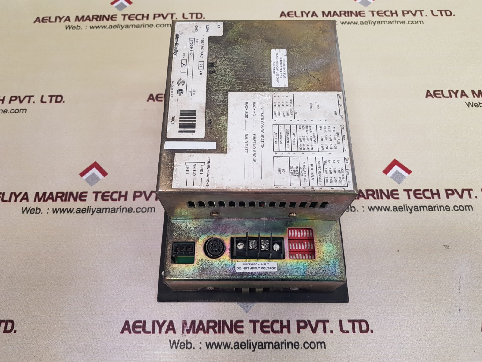 Allen-bradley 2705-k11C1 Redi Panel Ser.F