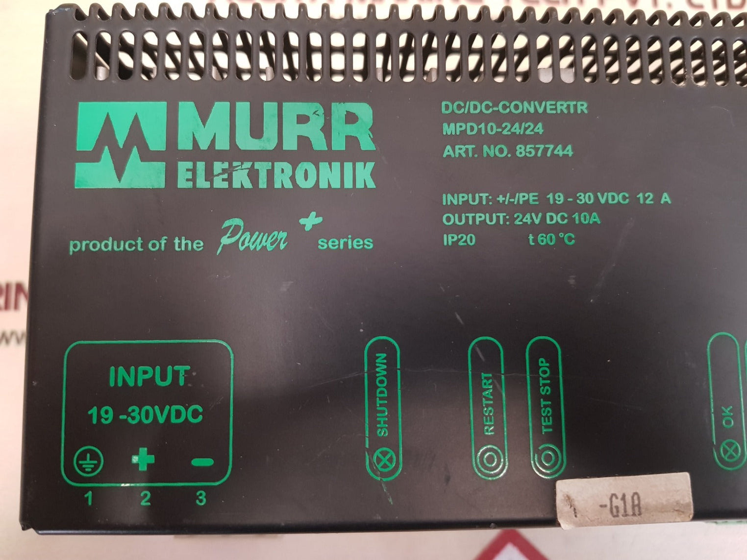 Murr elektronik mpd10-24/24 dc/dc-converter 857744