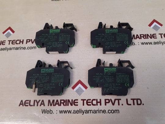 Lot of 10X Murr Elektronik 51120 Interface Relay 250 VAC/DC