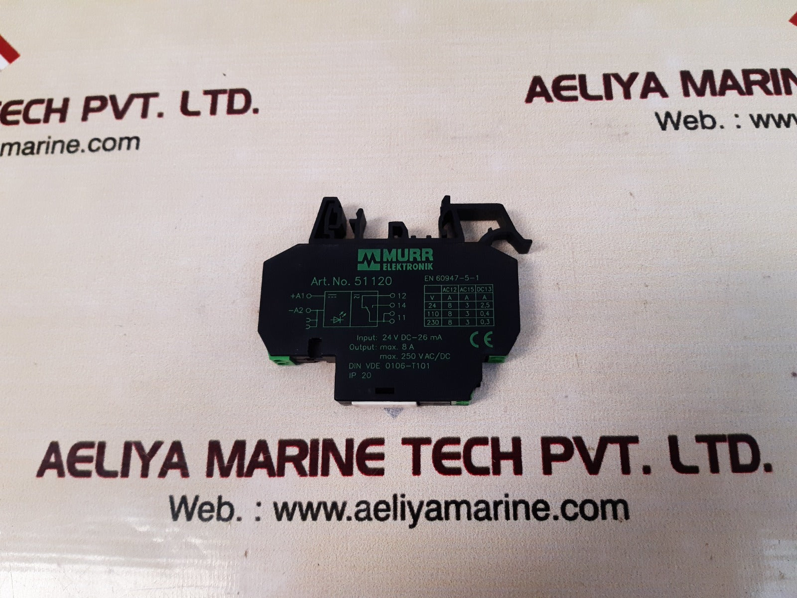 Lot Of 10X Murr Elektronik 51120 Interface Relay 250 Vac/Dc