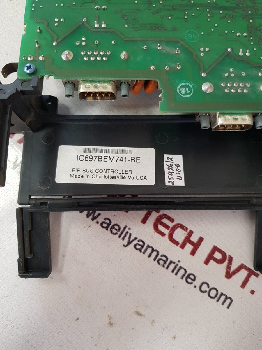 Ge Fanuc Ic697bem741-be Fip Bus Controller