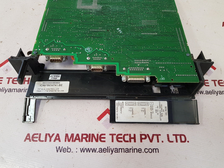 Ge Fanuc Ic697bem741-be Fip Bus Controller