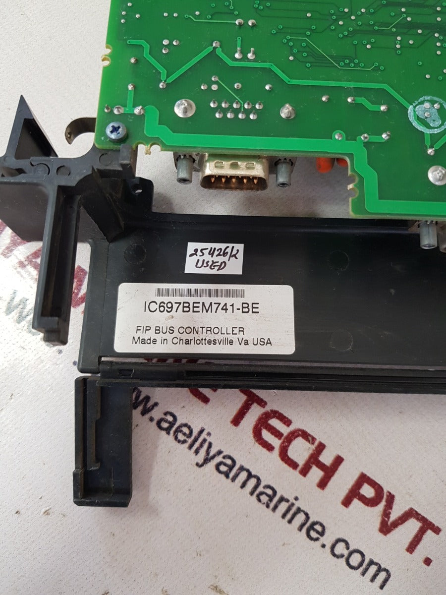 Ge Fanuc Ic697bem741-be Fip Bus Controller