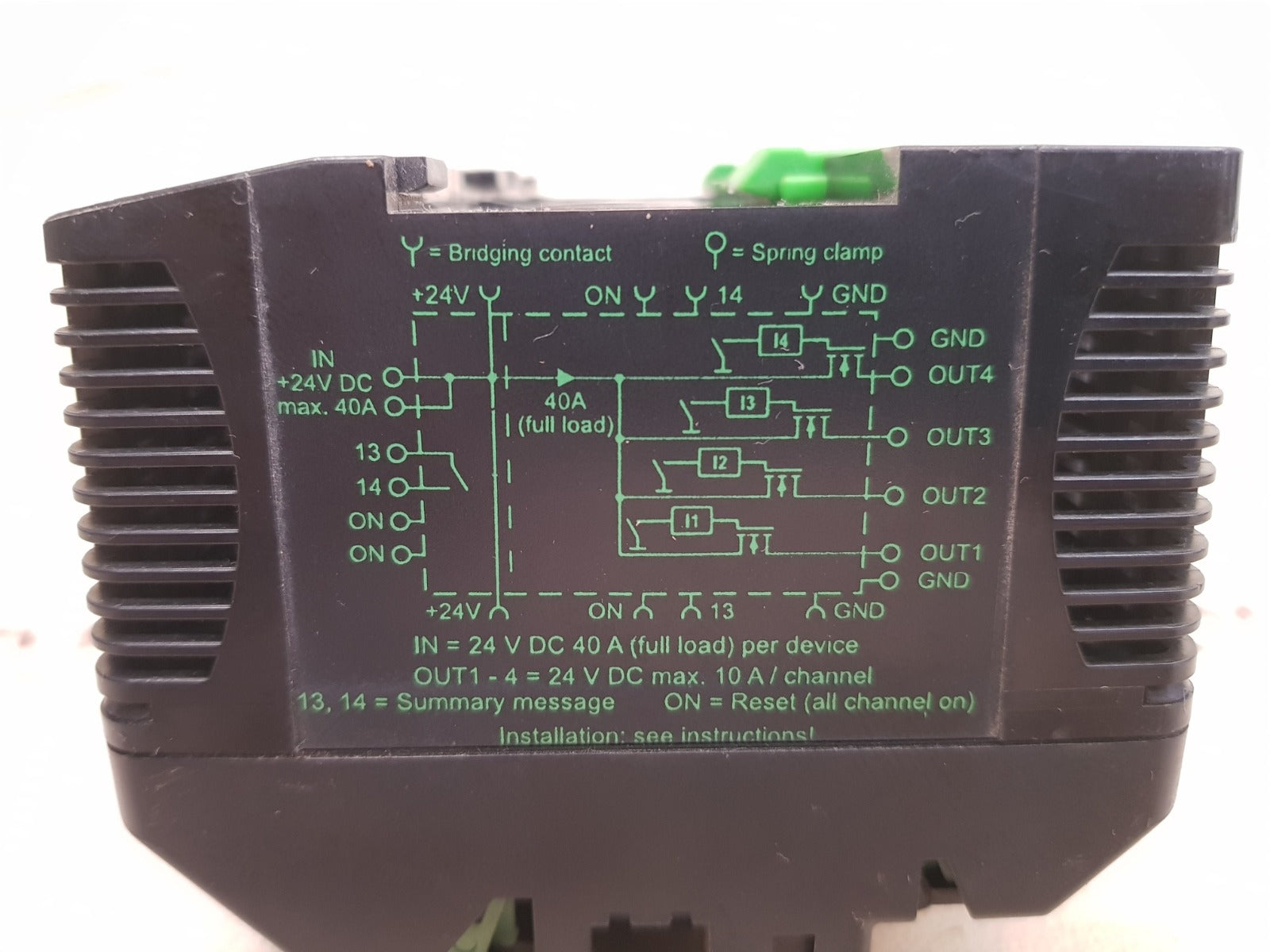 Murr Elektronik Mico 4.10 Auxiliary Circuit Switch Module 9000-41034-0401000