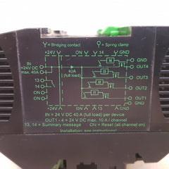 Murr Elektronik Mico 4.10 Auxiliary Circuit Switch Module 9000-41034-0401000