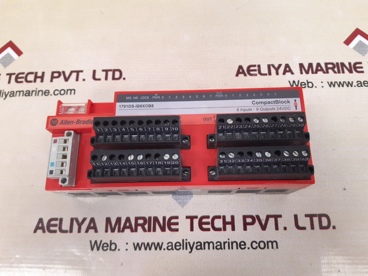 Allen-bradley 1791ds-ib8xob8 Ser.a Compact Block With Terminal Block Module