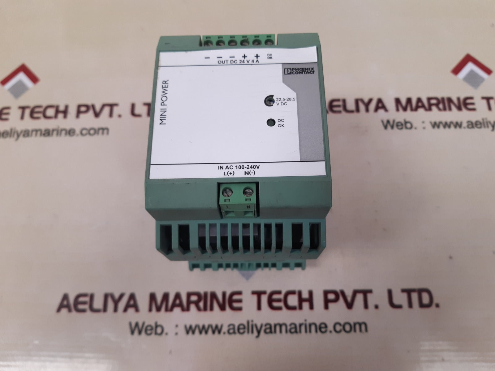 Phoenix contact mini-ps-100-240ac/24dc/4 power supply