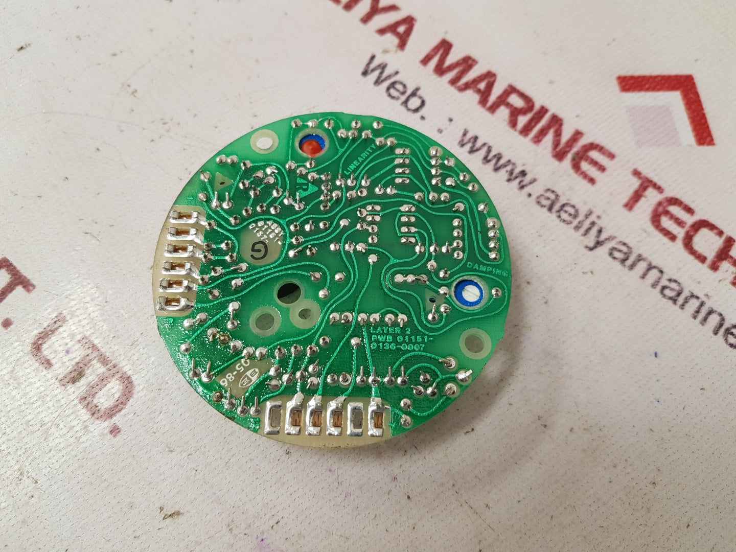 Rosemount Pwb 01151-0136-0007 Pressure Transmitter Board