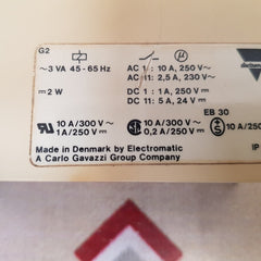 Electromatic Sb 125 230 Delay On Release Time Relay
