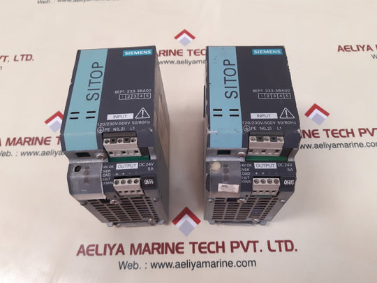 Siemens 6Ep1 333-3Ba00 Power Supply Ac 120-230/230V-500V 50/60Hz