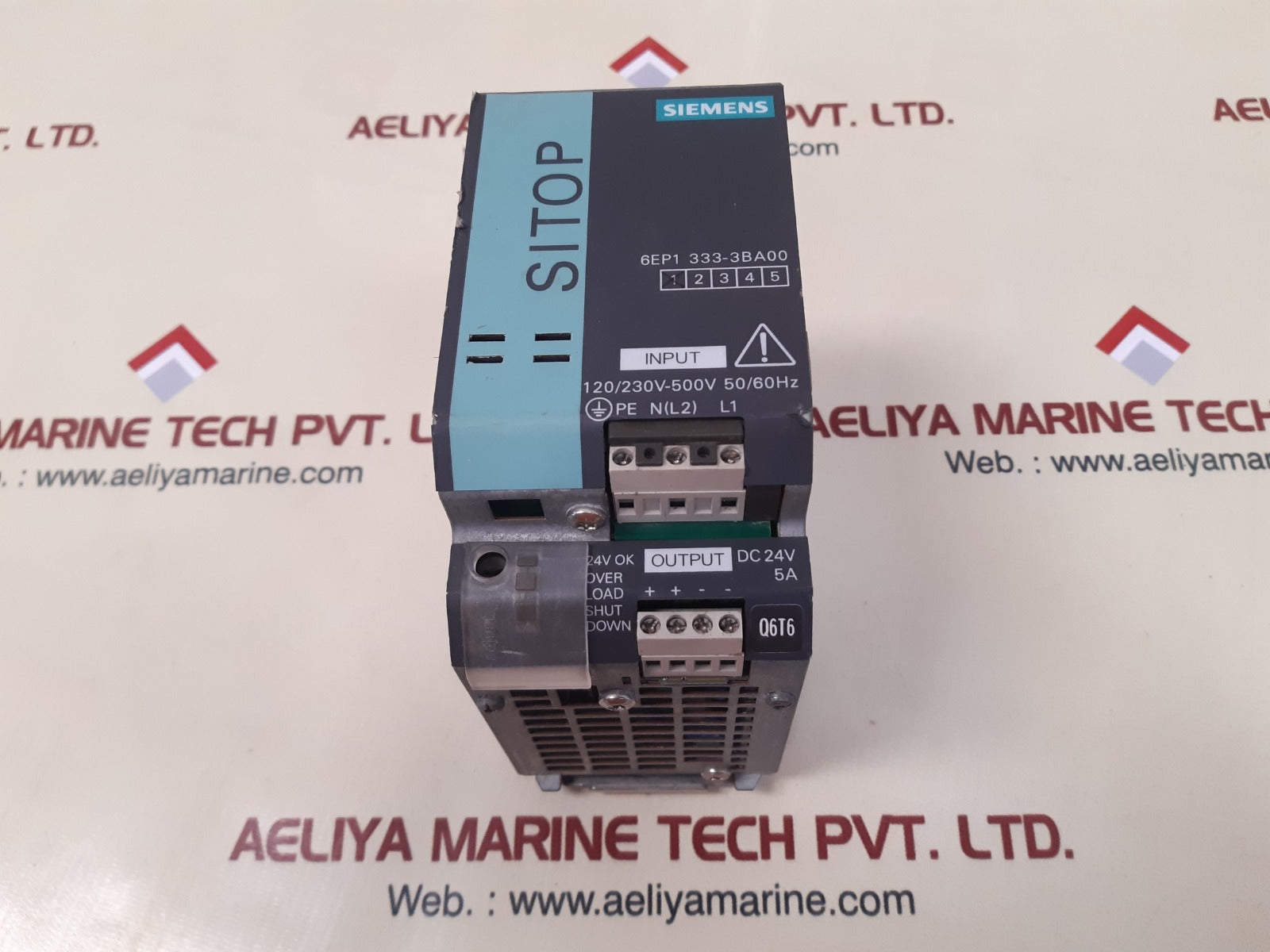 Siemens 6Ep1 333-3Ba00 Power Supply Ac 120-230/230V-500V 50/60Hz