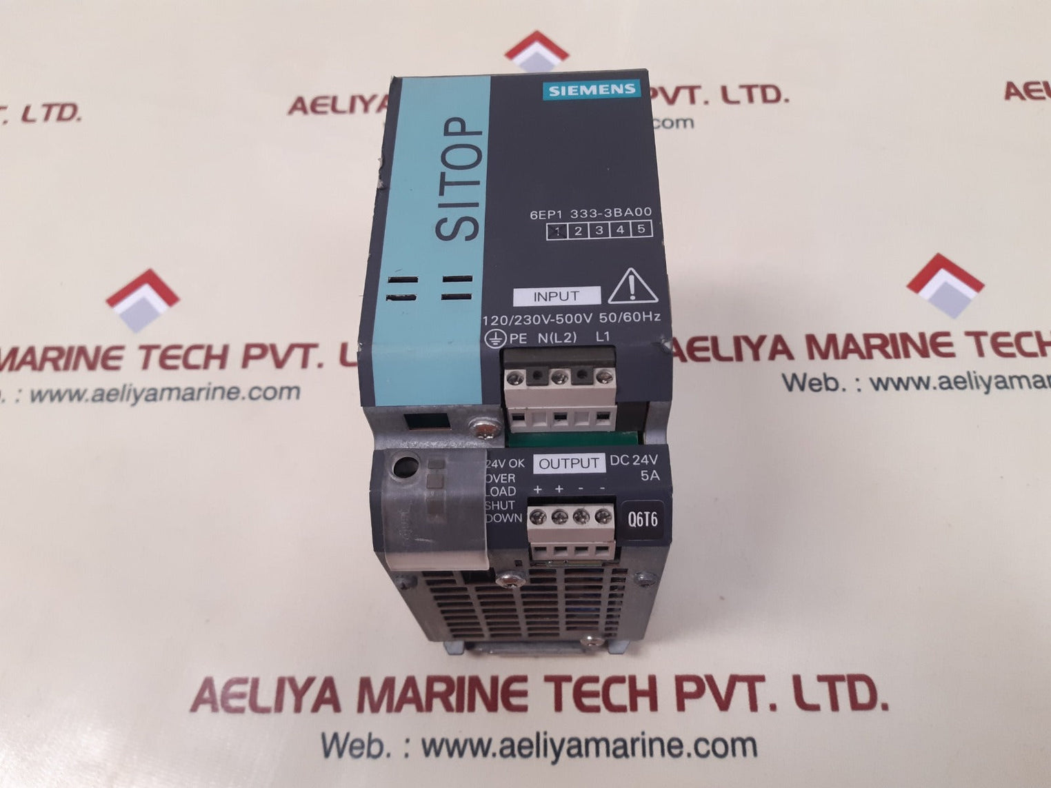 Siemens 6Ep1 333-3Ba00 Power Supply Ac 120-230/230V-500V 50/60Hz