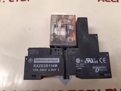 Telemecanique/Schneider Electric RXM4AB2BD Relay With Base RXZE2S114M