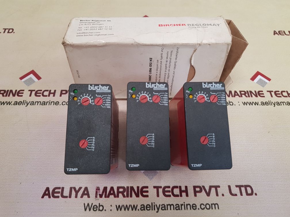 Bircher Tzmp230Ac Time Delay Relay 6A 230-250Vac