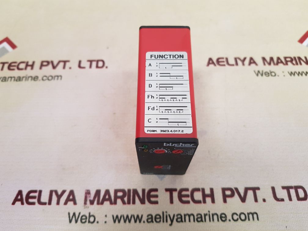 Bircher Tzmp230Ac Time Delay Relay 6A 230-250Vac