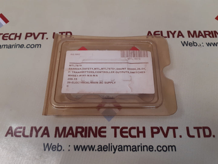 Measurement Technology Mtl 787S+ Shunt-diode Safety Barrier