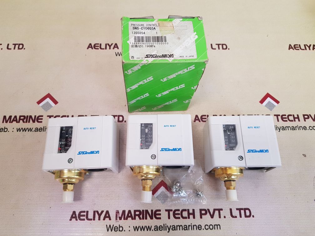 Saginomiya Sns-c106Q3A Pressure Control Switch 0.196Mpa