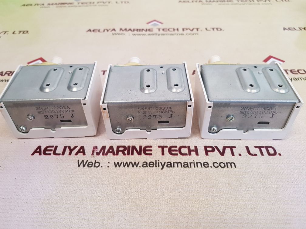 Saginomiya Sns-c106Q3A Pressure Control Switch 0.196Mpa