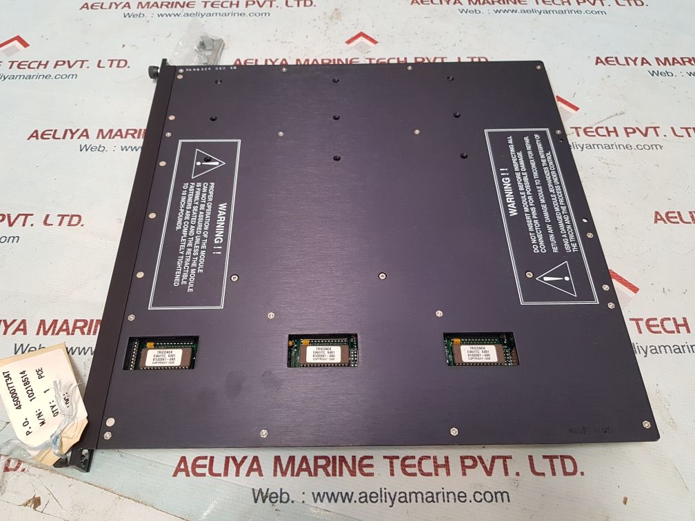 Triconex 3703E Isolated Analog Input Module 7400112-010 - Aeliya Marine Tech