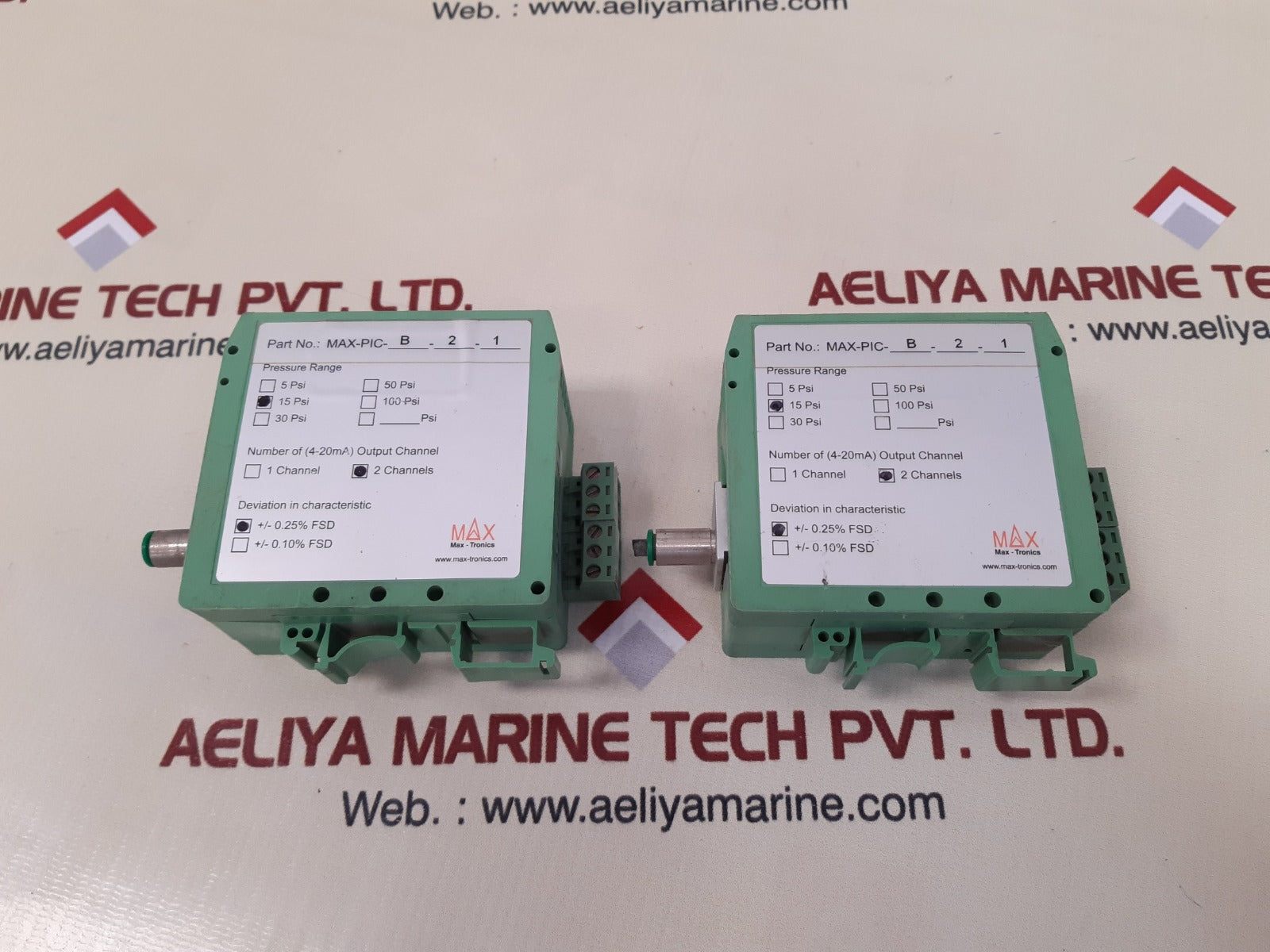 Max-tronics Max-pic-b-2-1 Relay 2 Channels 15 Psi