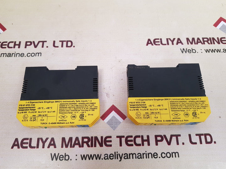Turck Mk31-11Ex0-li/24Vdc Multi Module Analog Signal Transmitter 19-29Vdc