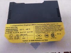 Turck Mk31-11Ex0-li/24Vdc Multi Module Analog Signal Transmitter 19-29Vdc