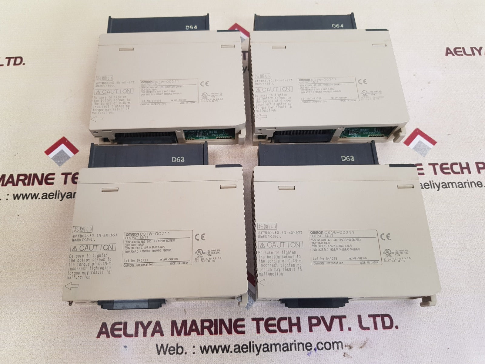 Omron Cs1W-oc211 Output Module Ac100-240V 2A
