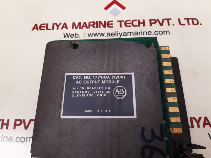 Allen-bradley 1771-oa Ac Output Module Rev-3 120V