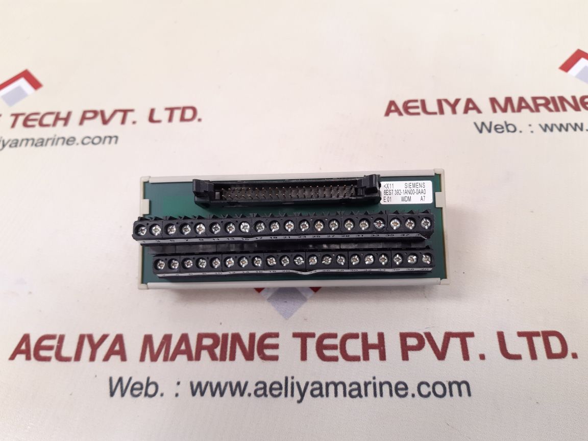 Siemens 6Es7 392-1An00-0Aa0 Terminal Block A7