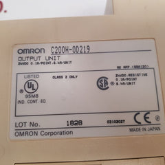 Omron C200H-OD219 Output Unit 24VDC 03102027