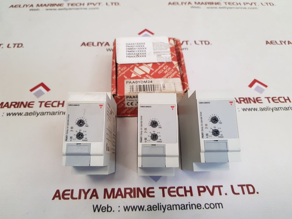 Carlo Gavazzi Paa01Dm24 Delay On Operate Timer 24-240 Vac/Dc 50-60Hz -1.5W (Dc)
