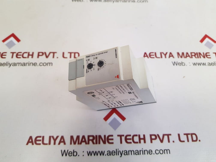 Carlo Gavazzi Paa01Dm24 Delay On Operate Timer 24-240 Vac/Dc 50-60Hz -1.5W (Dc)
