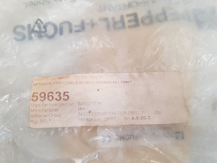 Pepperl+Fuchs 232395 Inductive Sensor With 15M Cable Ba0027176