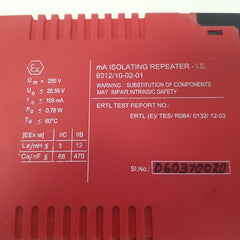 Stahl 9312/10-02-01 ma-isolating repeater