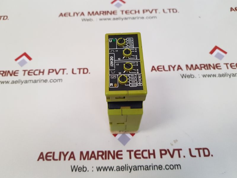Tele I3V20 NT3 Time Relay with Base 50/60hz 2va